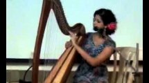 Nush Lewis - Harpist in the house 