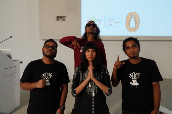 March Author Snigdha Poonam with the Swadesi crew at the Godrej India Culture Lab2